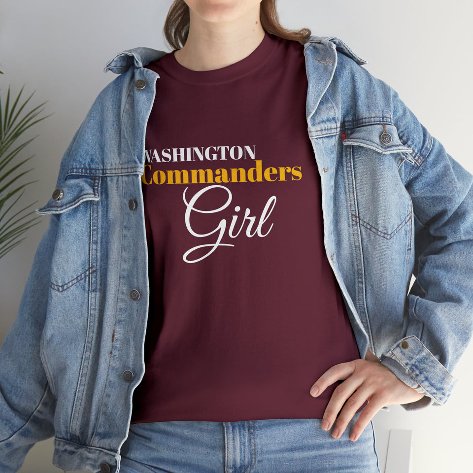 Washington Commanders Girl Unisex Heavy Cotton Tee