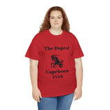 The Dopest Capricorn Ever Unisex Heavy Cotton Tee