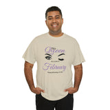 This Queen was Born In February Unisex Heavy Cotton Tee