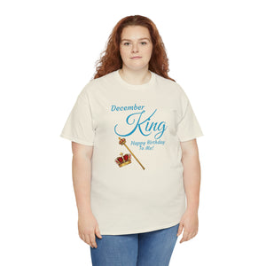 December King Unisex Heavy Cotton Tee