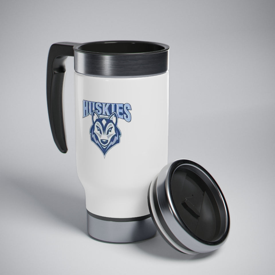 Hunter Huss HS Stainless Steel Travel Mug with Handle, 14oz