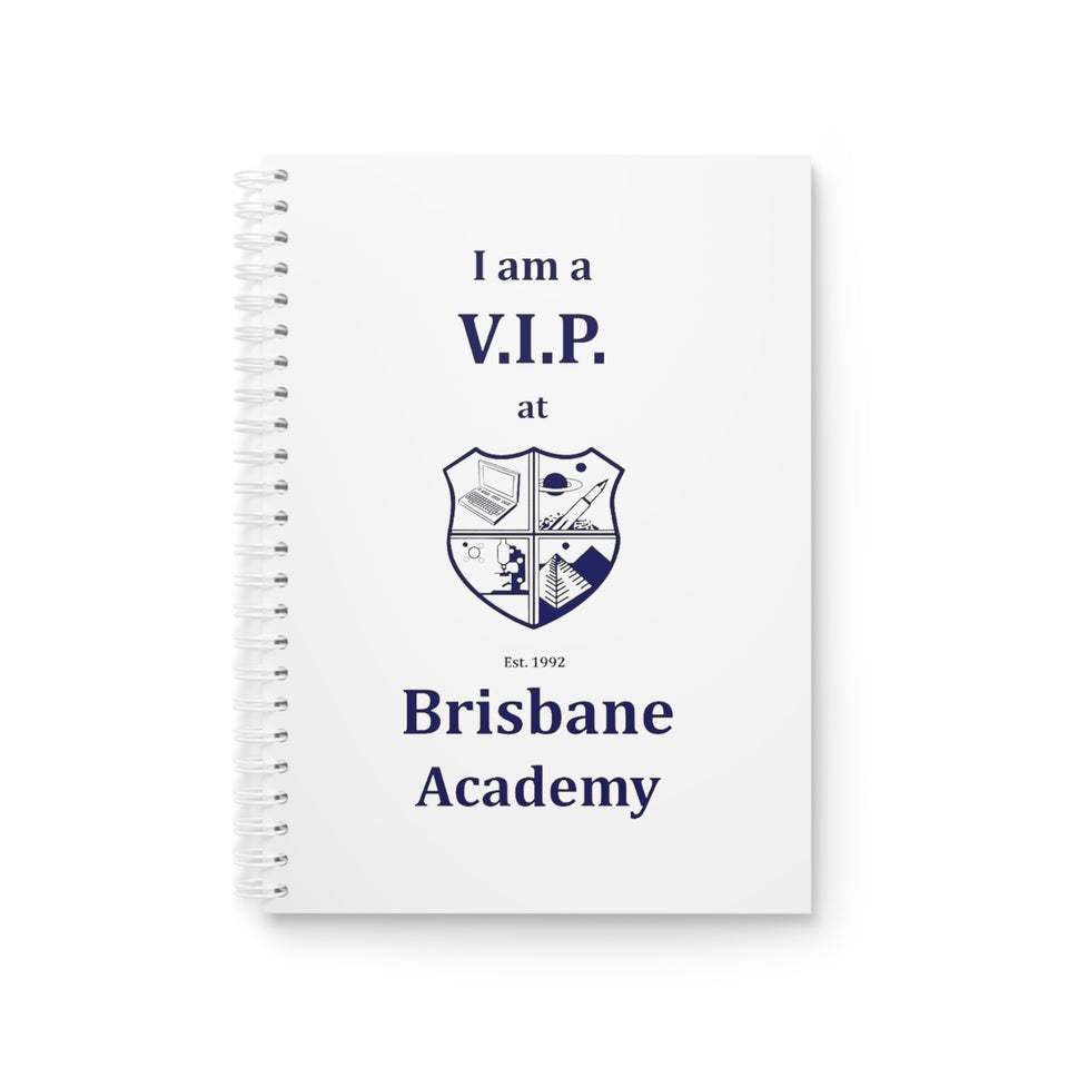 Brisbane Academy VIP Spiral Notebook