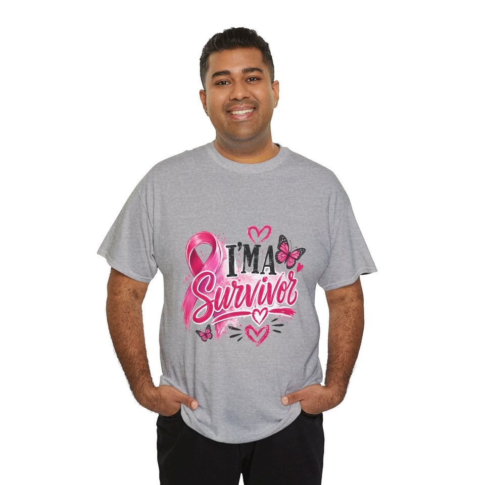 Breast Cancer Awareness Unisex Heavy Cotton Tee