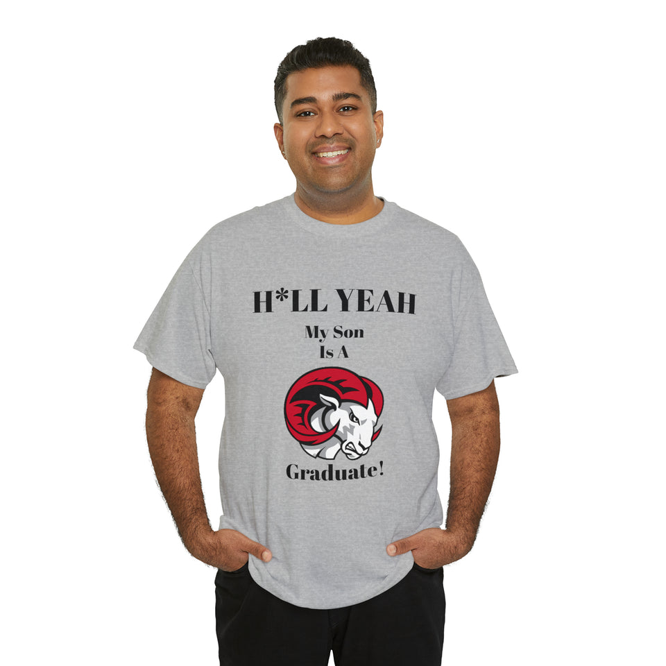 H*LL Yeah My Son Is A Winston - Salem State  Graduate Unisex Heavy Cotton Tee