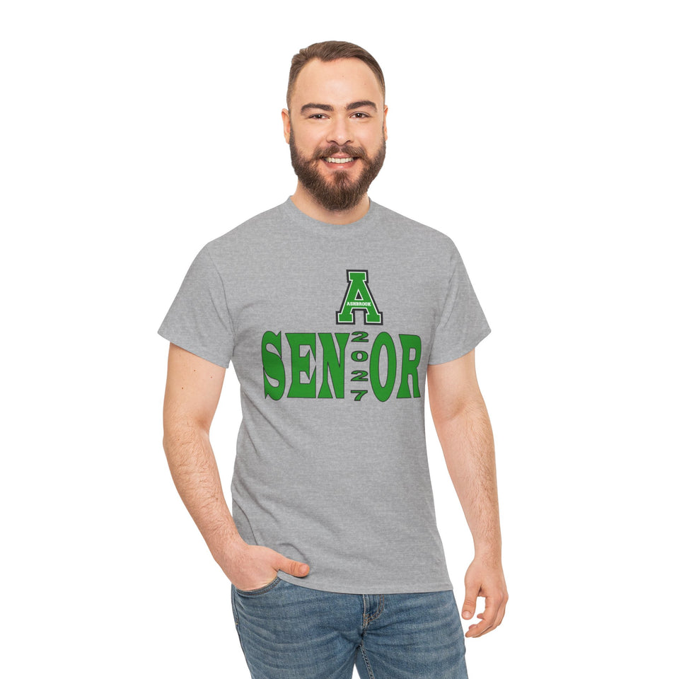 Ashbrook HS Senior 2027 Unisex Heavy Cotton Tee