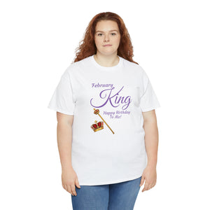 February King Unisex Heavy Cotton Tee