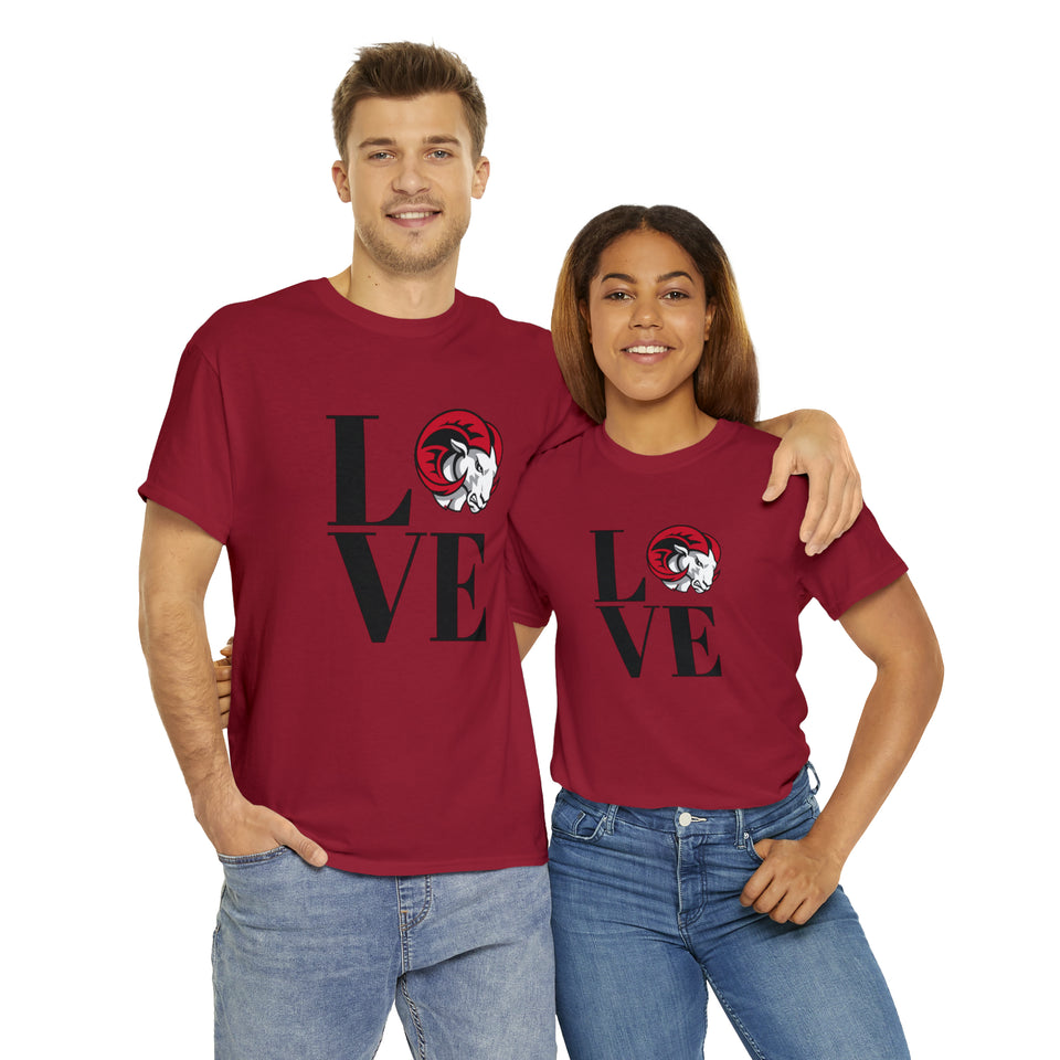 LOVE WSSU Unisex Heavy Cotton Tee