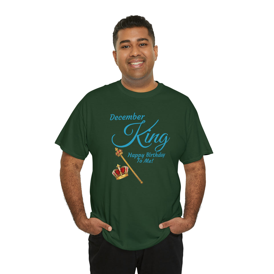 December King Unisex Heavy Cotton Tee