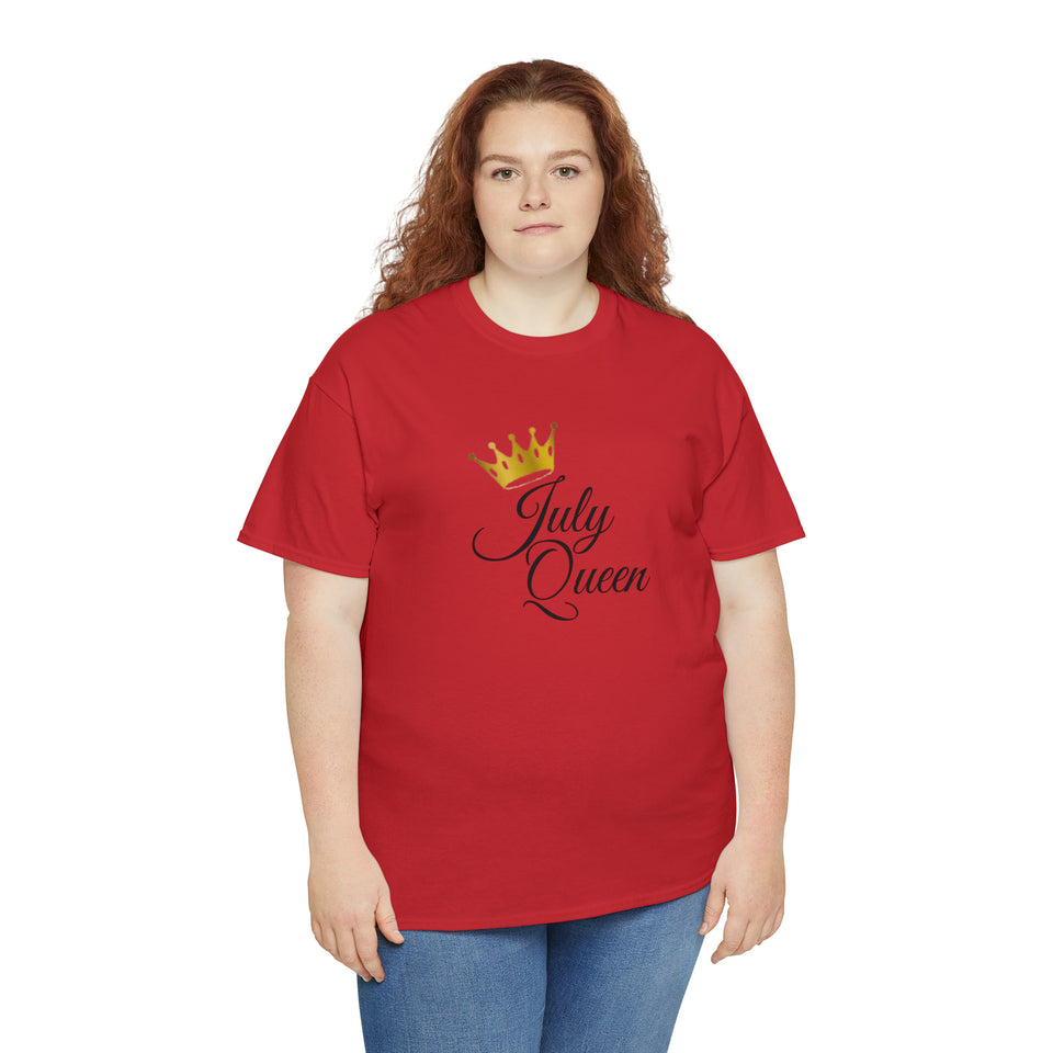 July Queen Unisex Heavy Cotton Tee