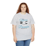 This Queen was Born In December Unisex Heavy Cotton Tee