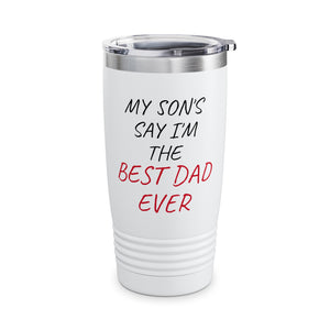 Best Dad Ever Ringneck Tumbler, 20oz