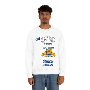 This Is What A NC A&T Senior Looks Like Unisex Heavy Blend™ Crewneck Sweatshirt