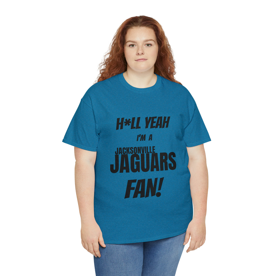 Jacksonville Jaguars Football Unisex Heavy Cotton Tee