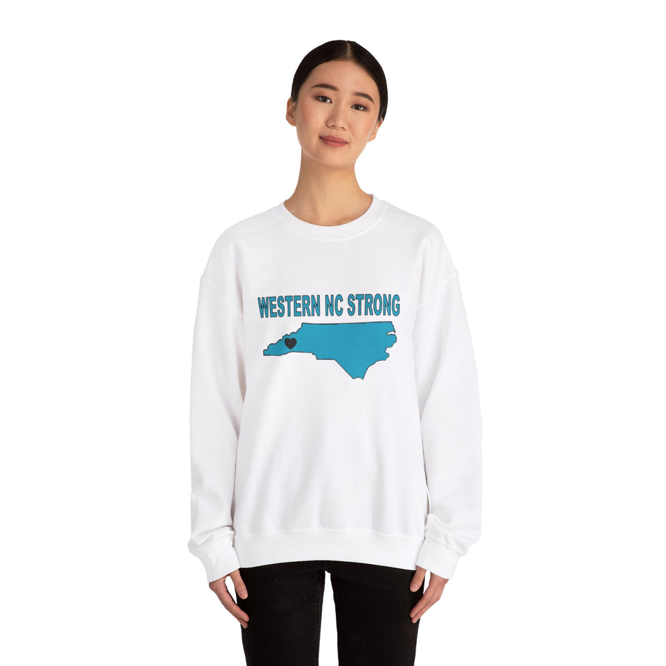 Western NC Strong Unisex Heavy Blend™ Crewneck Sweatshirt