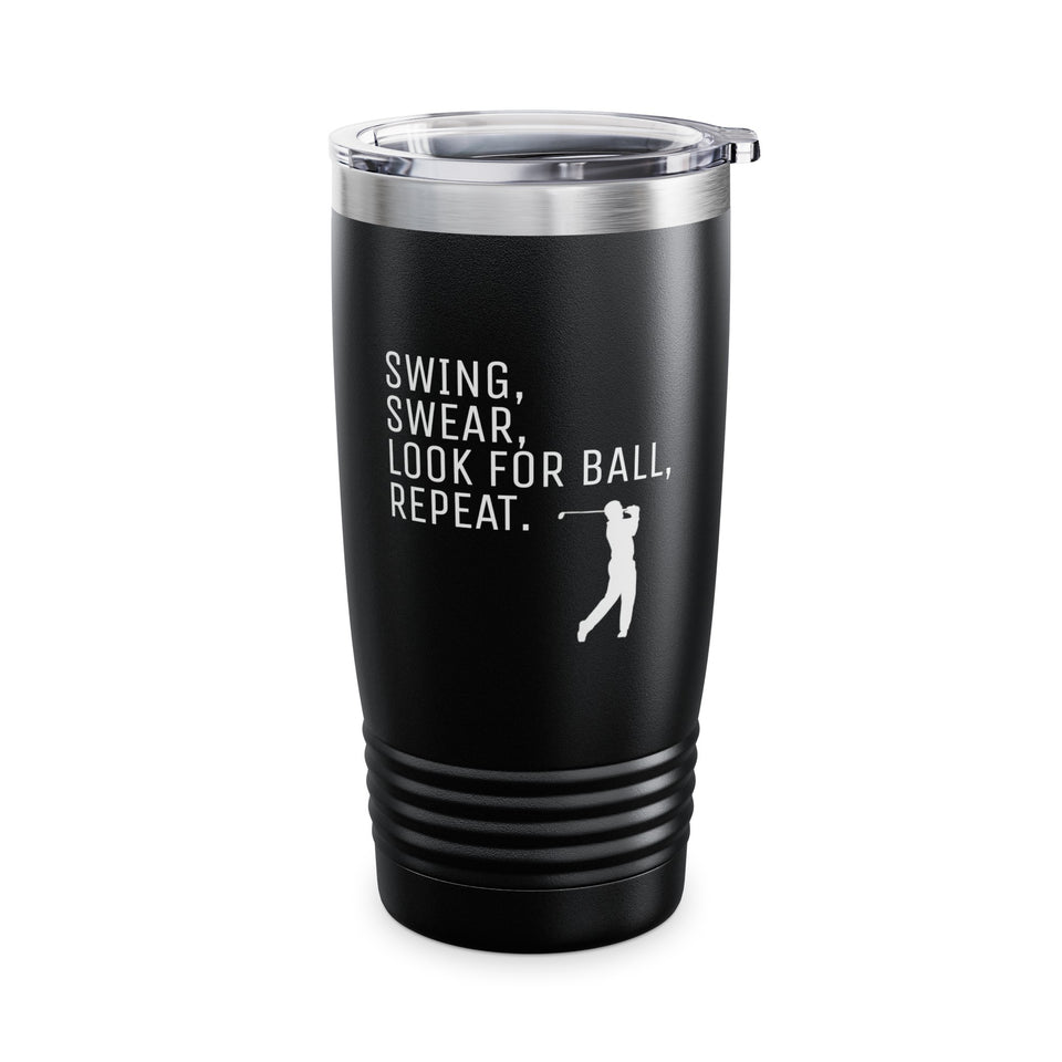 Golfer Swing Ringneck Tumbler, 20oz