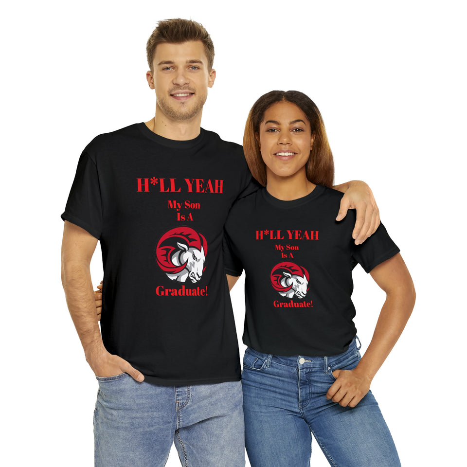 H*LL Yeah My Son Is A Winston - Salem State  Graduate Unisex Heavy Cotton Tee