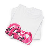 6 Yr Survivor Breast Cancer Awareness Unisex Heavy Cotton Tee