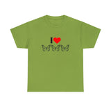 I Love Butterflies Unisex Heavy Cotton Tee