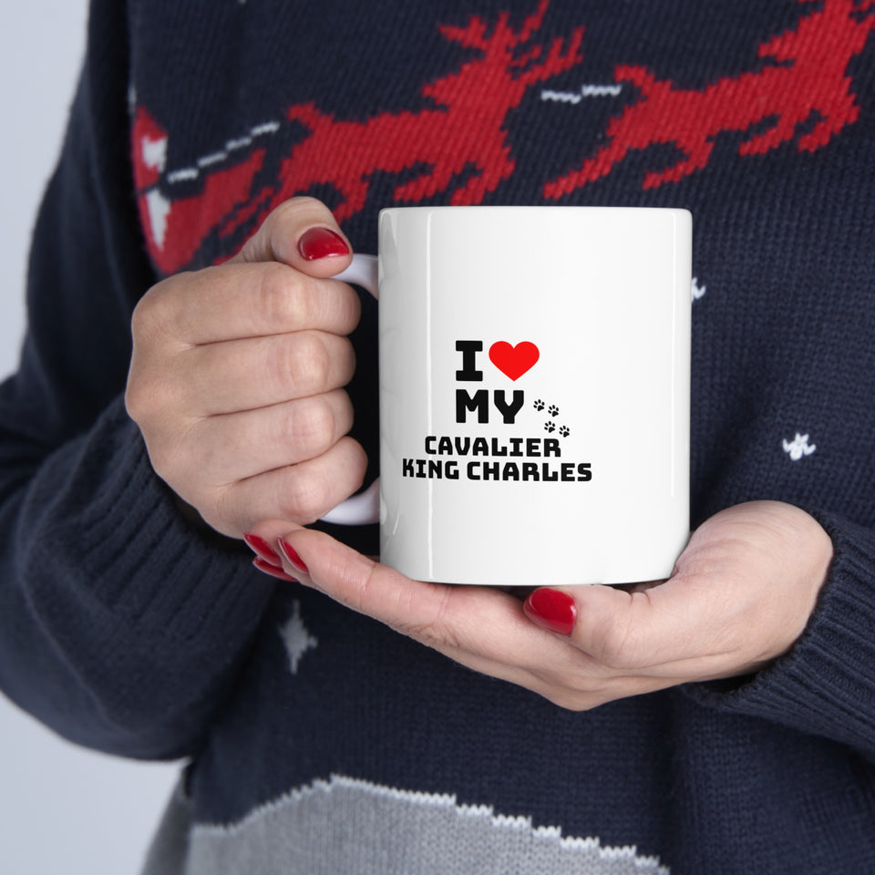 I Love My Cavalier King Charles Ceramic Mug 11oz