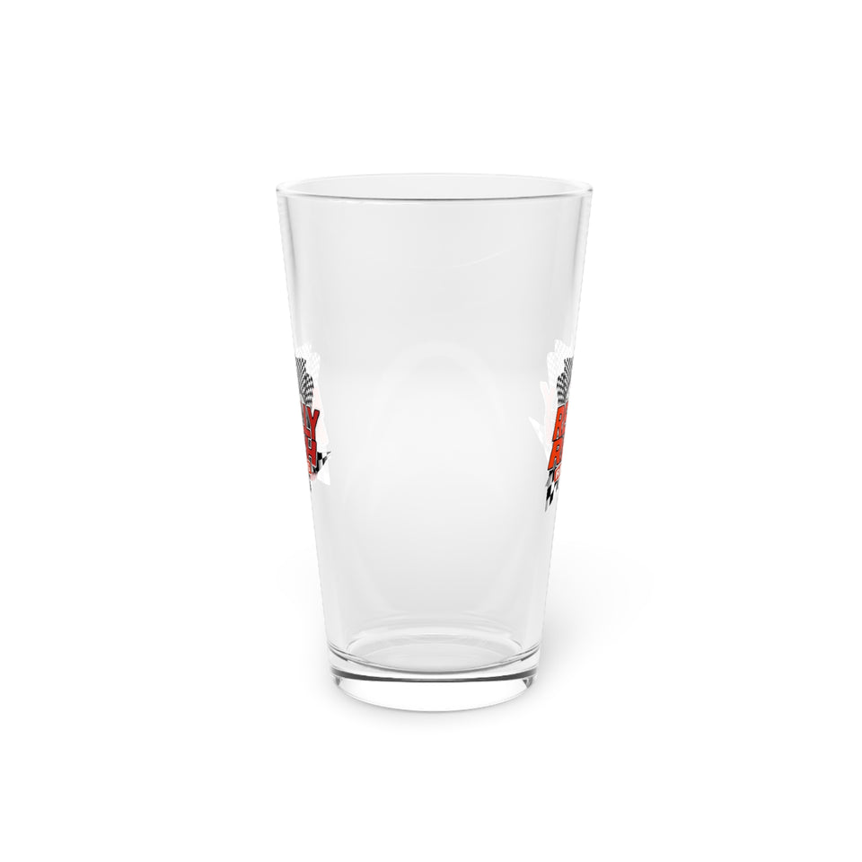 Really Rich Racing (Red) Pint Glass, 16oz