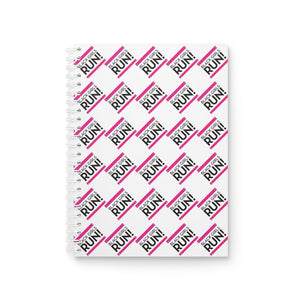 Black Girls Run Spiral Notebook