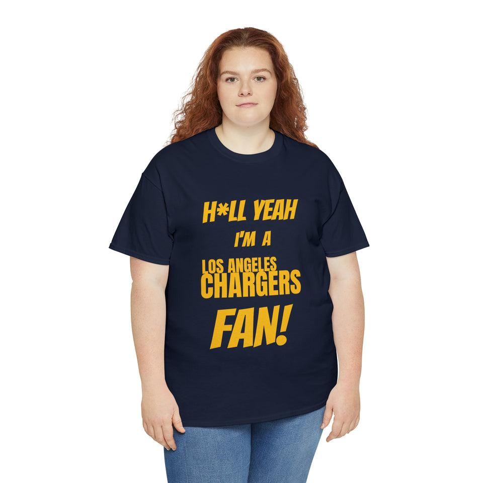 Los Angeles Chargers Football Unisex Heavy Cotton Tee