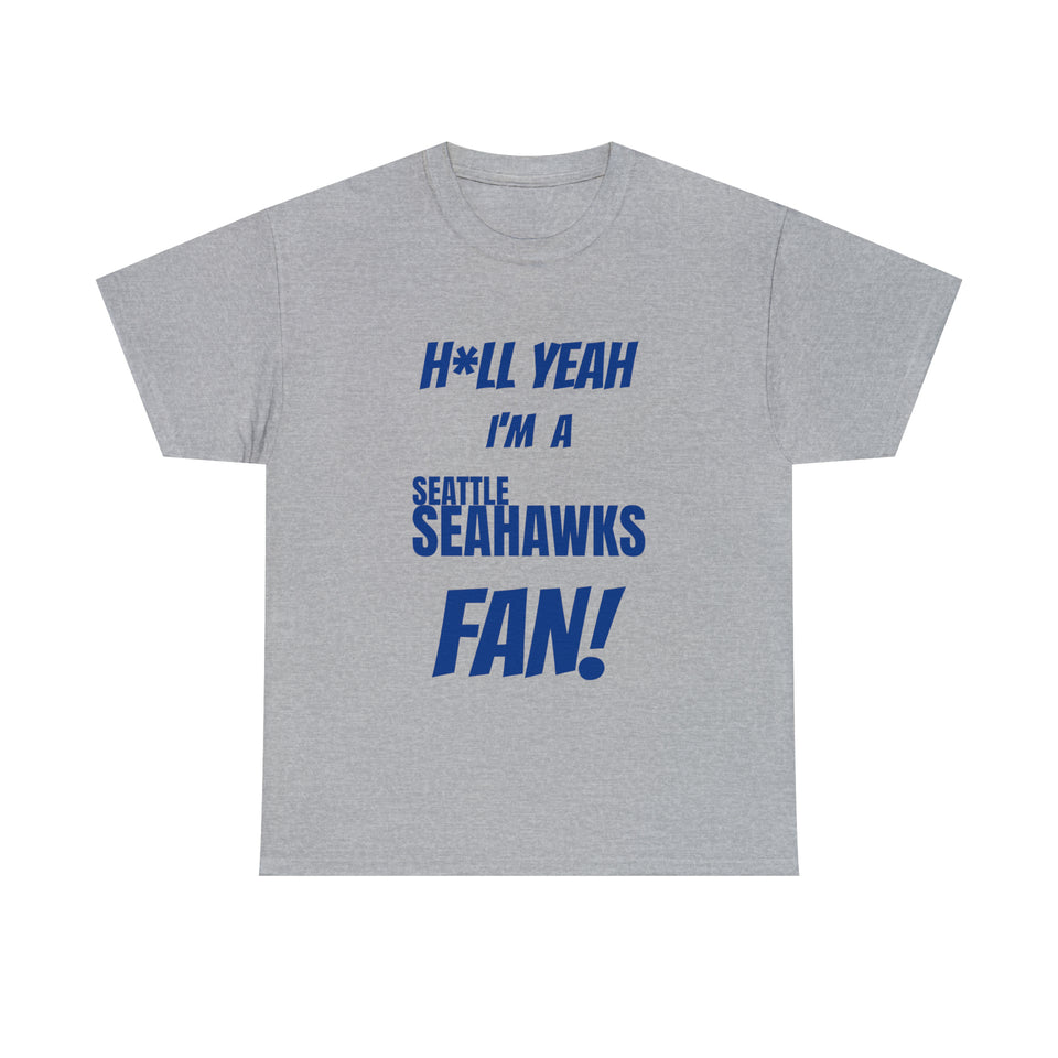 Seattle Seahawks Football Unisex Heavy Cotton Tee