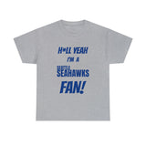 Seattle Seahawks Football Unisex Heavy Cotton Tee