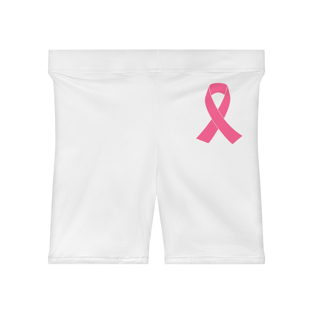 Breast Cancer Awareness Biker Shorts