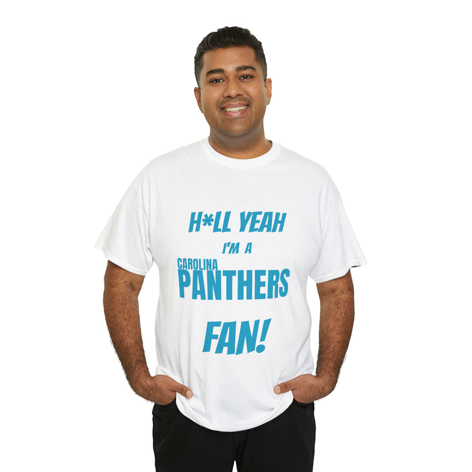 Carolina Panthers Football Unisex Heavy Cotton Tee