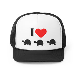 I Love Turtles Trucker Caps