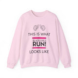 Black Girls Run Unisex Heavy Blend™ Crewneck Sweatshirt