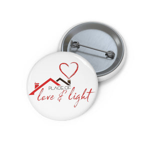 Love & Light Custom Pin Buttons
