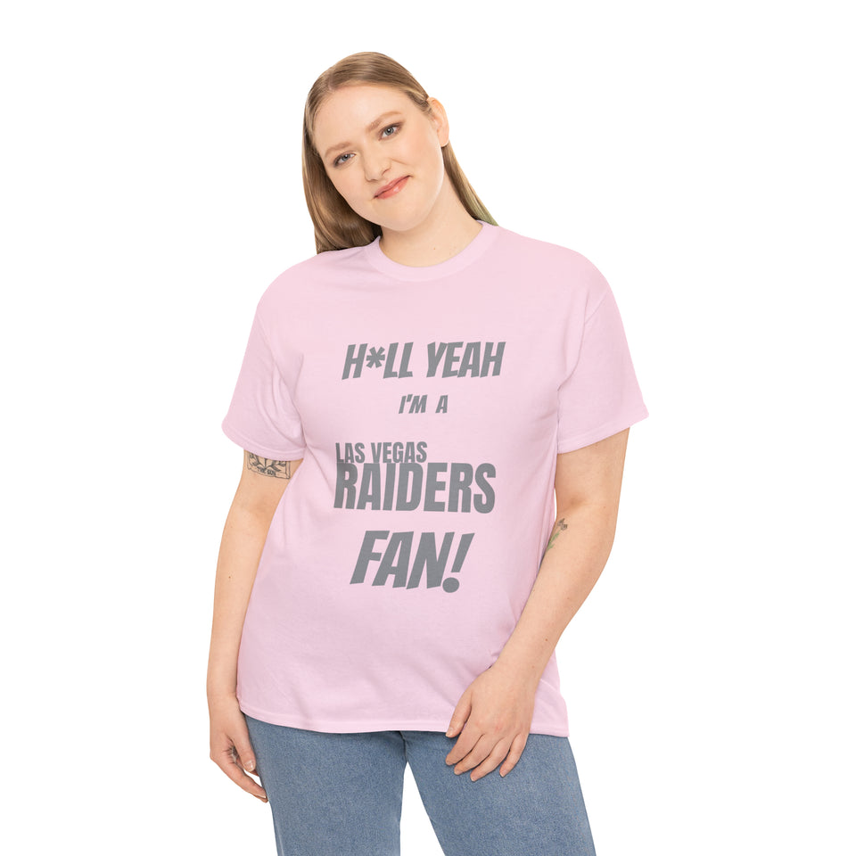 Las Vegas Raiders Football Unisex Heavy Cotton Tee