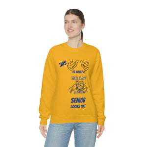 This Is What A NC A&T Senior Looks Like Unisex Heavy Blend™ Crewneck Sweatshirt