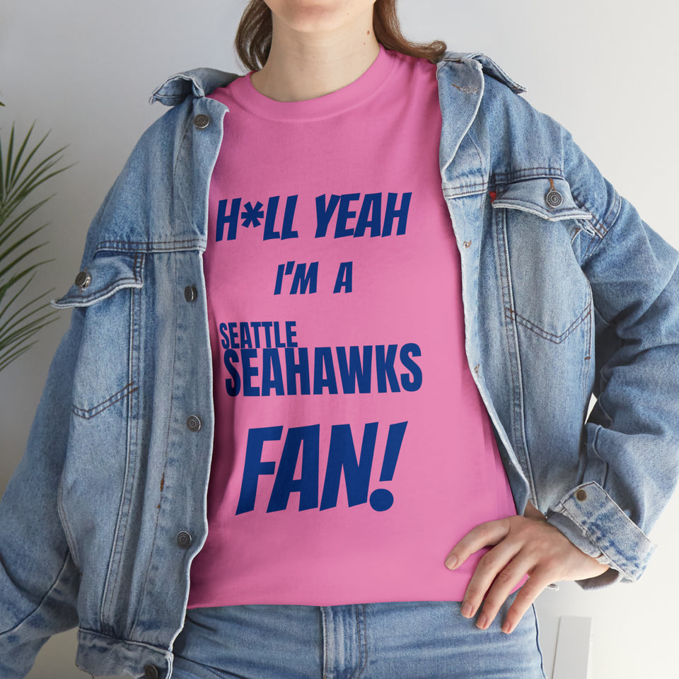 Seattle Seahawks Football Unisex Heavy Cotton Tee