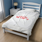 Let Me Be Great Velveteen Plush Blanket