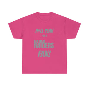 Las Vegas Raiders Football Unisex Heavy Cotton Tee