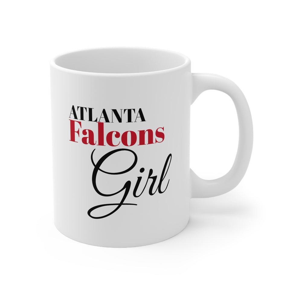 Atlanta Falcons Girl Ceramic Mug 11oz