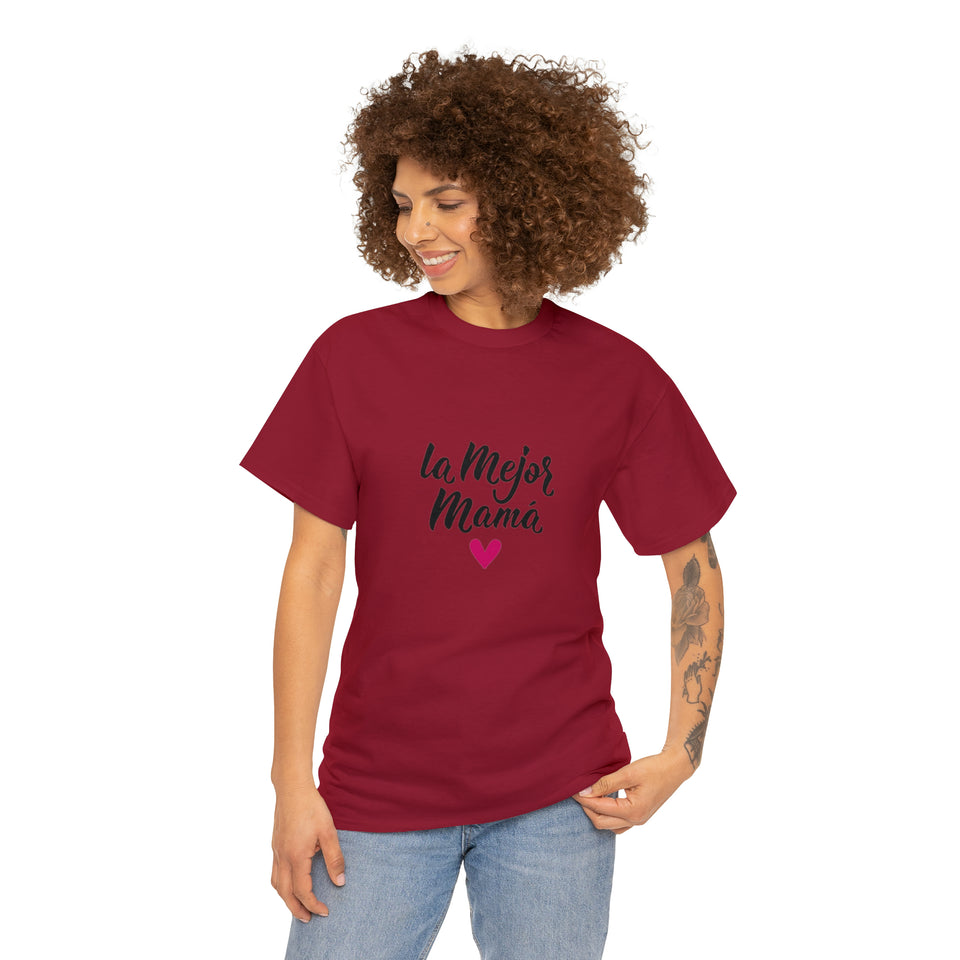 The Best Mom Spanish Unisex Heavy Cotton Tee