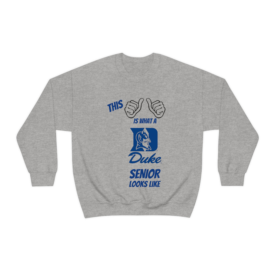This Is What A Duke Senior Looks Like Unisex Heavy Blend™ Crewneck Sweatshirt