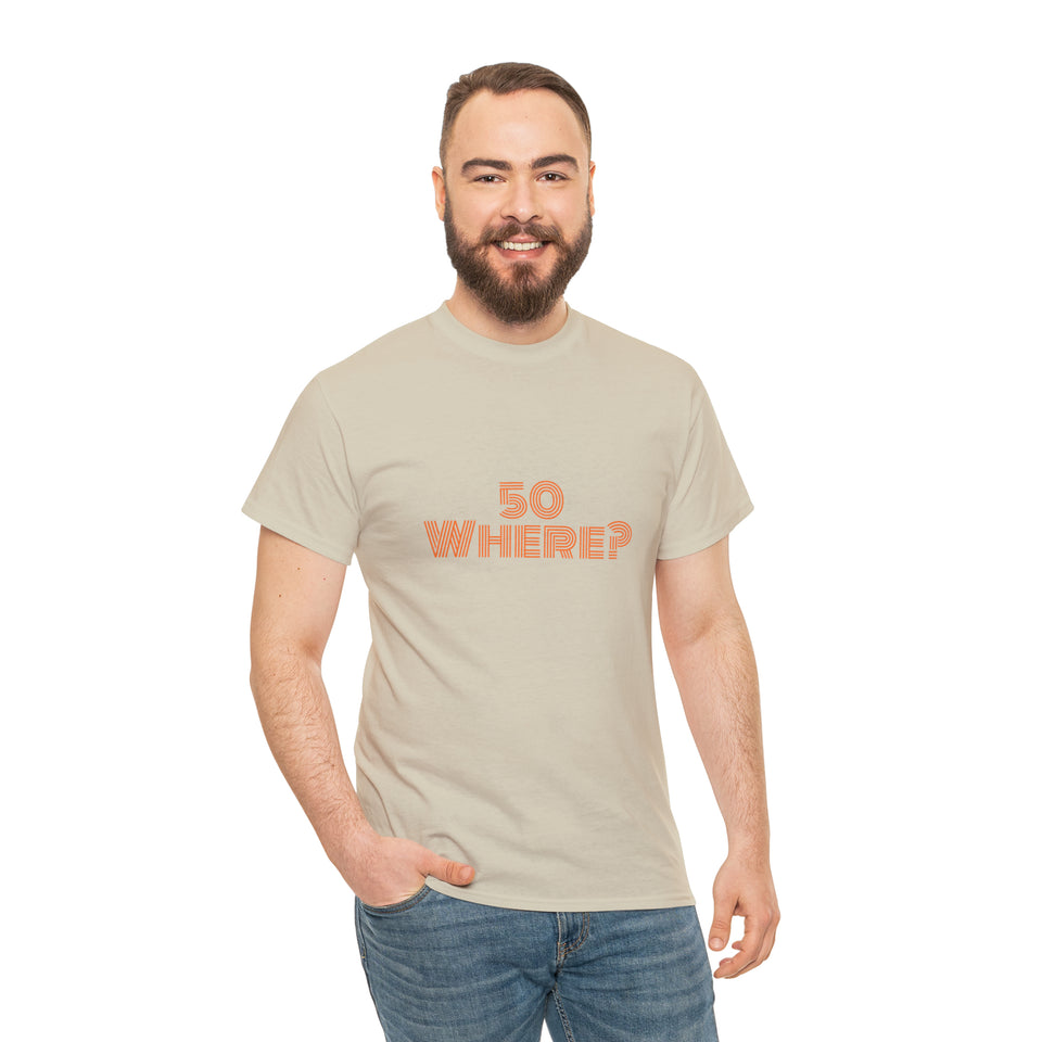Fifty Unisex Heavy Cotton Tee