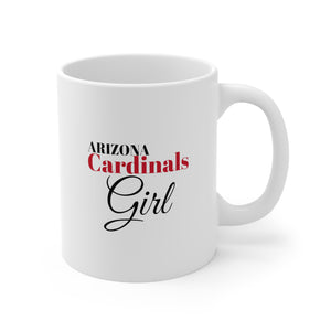 Arizona Cardinals Girl Ceramic Mug 11oz