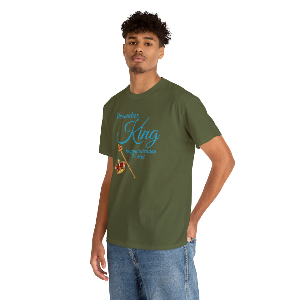 December King Unisex Heavy Cotton Tee