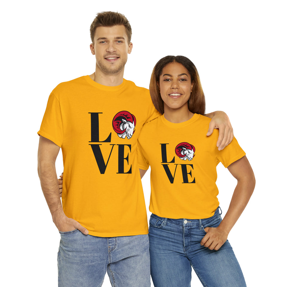 LOVE WSSU Unisex Heavy Cotton Tee