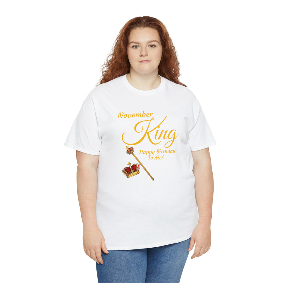 November King Unisex Heavy Cotton Tee