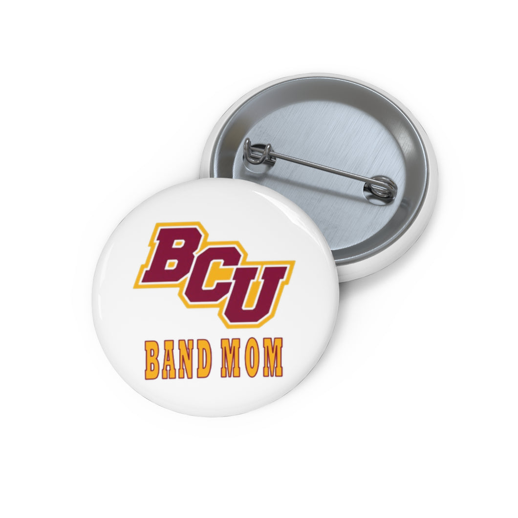 Bethune-Cookman Band Mom Custom Pin Buttons