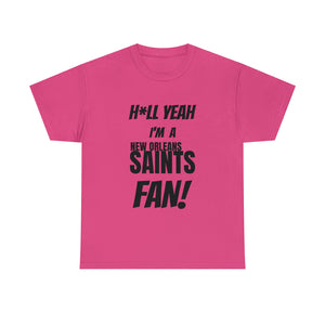 New Orleans Saints Football Unisex Heavy Cotton Tee