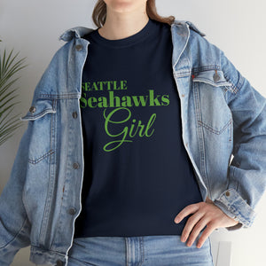 Seattle Seahawks Girl Unisex Heavy Cotton Tee
