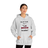 Heck Yeah I'm A NCCU Senior Unisex Heavy Blend™ Hooded Sweatshirt